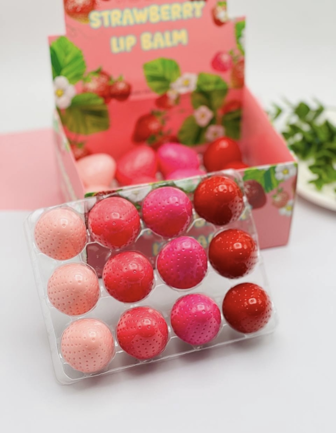 بالم لب توت فرنگی اصل