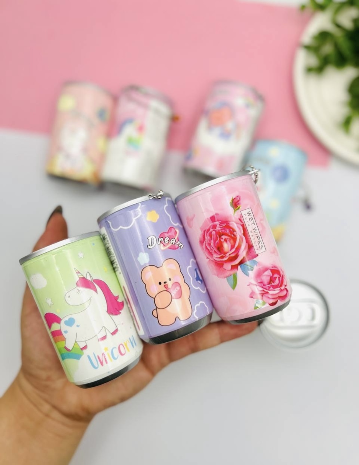 دستمال مرطوب قوطی